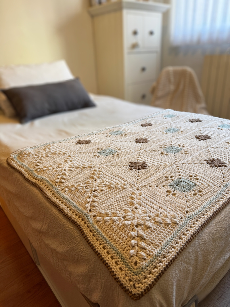 Manta Annecy - Curso de crochet online