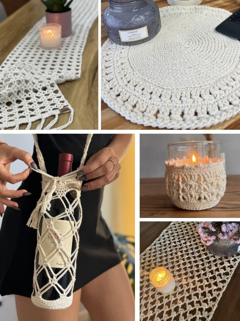 Deco con hilos - Curso en vivo de crochet