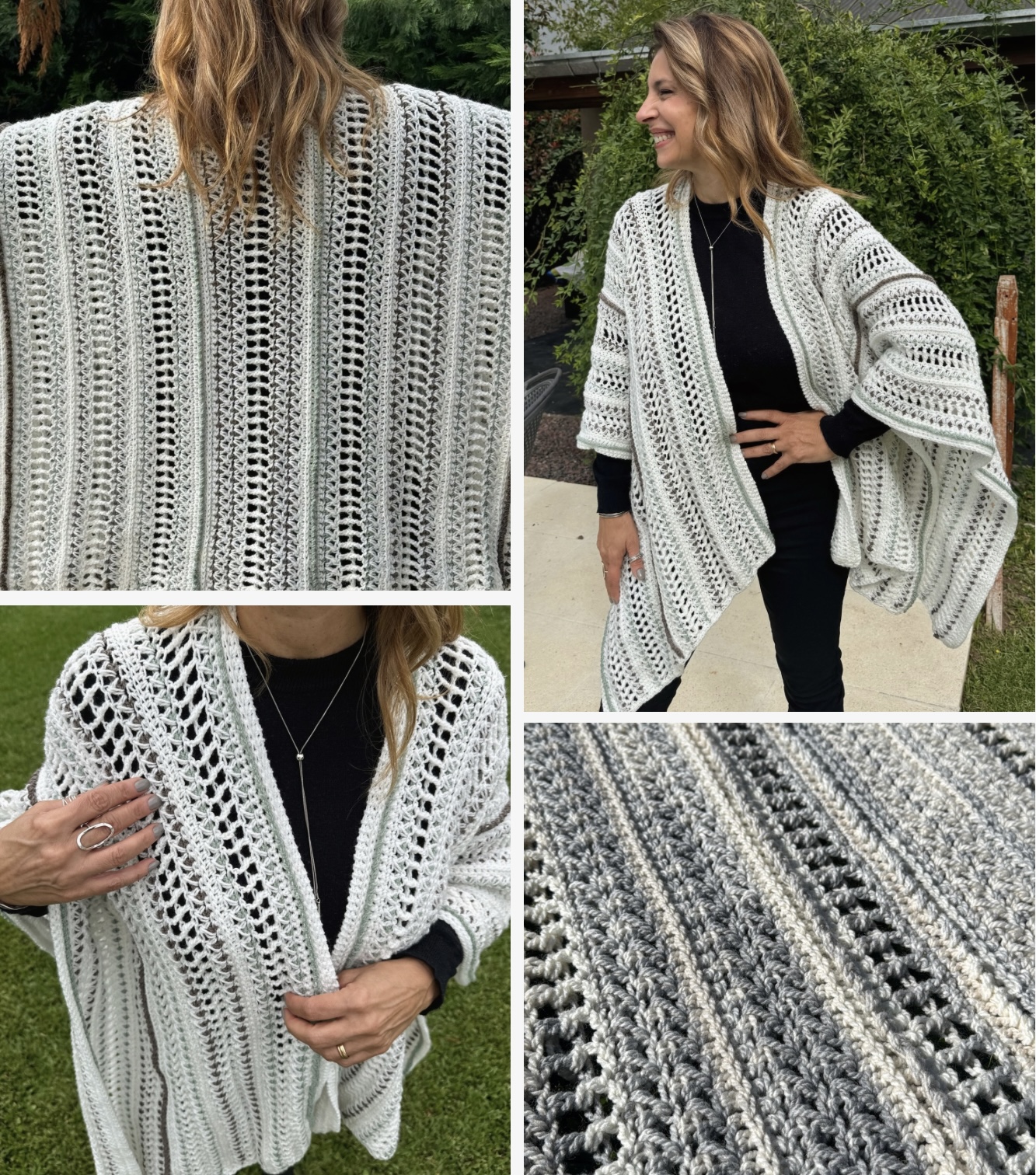Ruana Sintra – Curso de crochet online