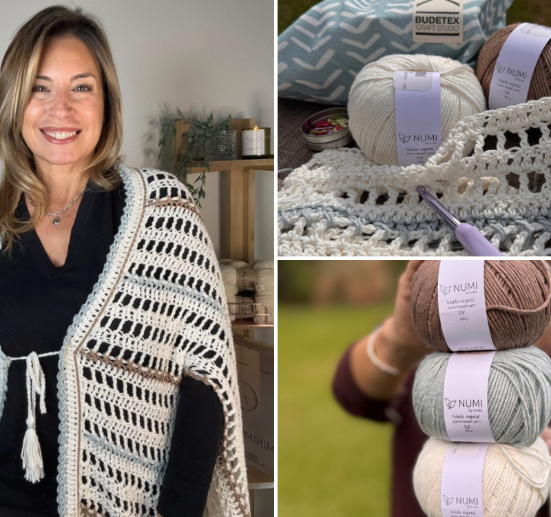 Poncho Urbino - Curso online de crochet