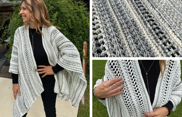 Ruana Sintra - Curso de crochet online